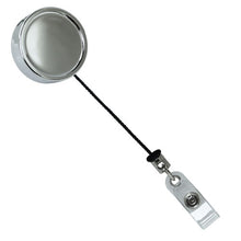 Load image into Gallery viewer, Large Chrome ID Badge Reel, Belt Clip - Retractable Reels