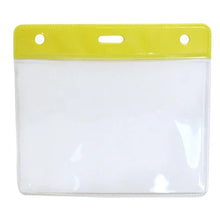 Load image into Gallery viewer, Universal Clear Plastic ID Badge Holder - Retractable Reels