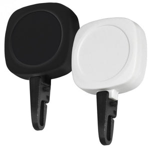 Square Plastic Badge Reel for Round Holes, 2 colors