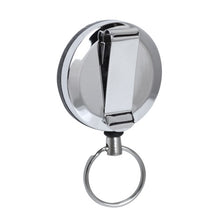 Load image into Gallery viewer, Heavy Duty Key Rings Retractable Reel, Textured
