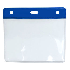 Universal Clear Plastic ID Badge Holder