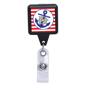 Blue Anchor ID Badge Reel Series