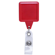 Load image into Gallery viewer, Square Plastic Badge Reel, 4 colors pack

