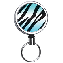 Load image into Gallery viewer, Mirrored Chrome Designer Series - Blue Zebra
