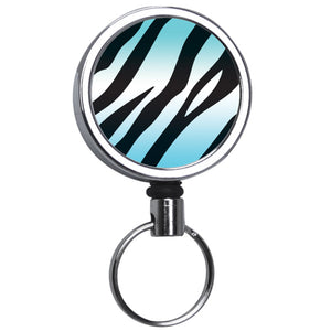 Mirrored Chrome Designer Series - Blue Zebra