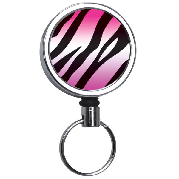 Mirrored Chrome Designer Series - Pink Zebra