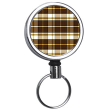 Load image into Gallery viewer, Mirrored Chrome Designer Series - Brown Plaid
