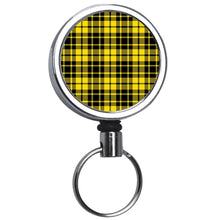 Load image into Gallery viewer, Mirrored Chrome Designer Series - Yellow Plaid
