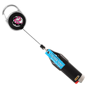 Pink Hearts Design Lighter Leash® - Nylon Cord