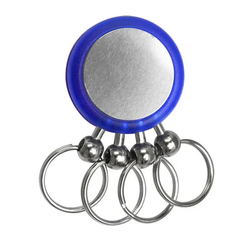 4 Rings Detachable Keychain - Retractable Reels
