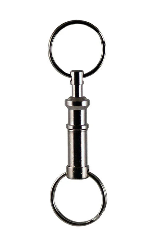 Heavy Duty Pull Apart Metal Key Ring – Retractable Reels