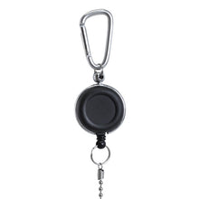 Load image into Gallery viewer, Quick Clip Carabiner Reel with 6 inch ball chain
