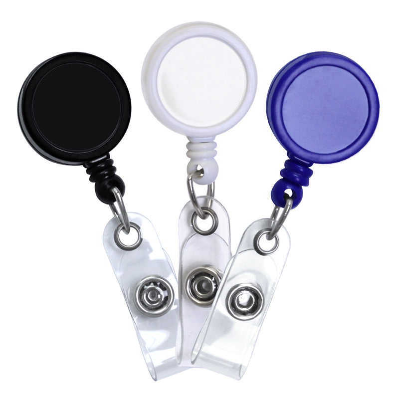 Mini Plastic ID Badge Reel – Retractable Reels