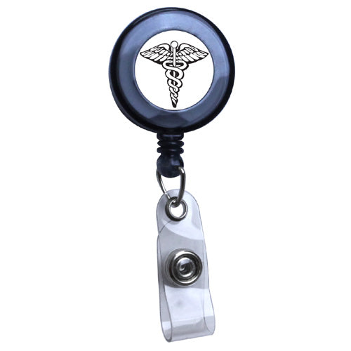Medical Symbol Translucent Plastic Badge Reel