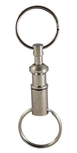 Short Pull Apart Metal Key Ring – Retractable Reels